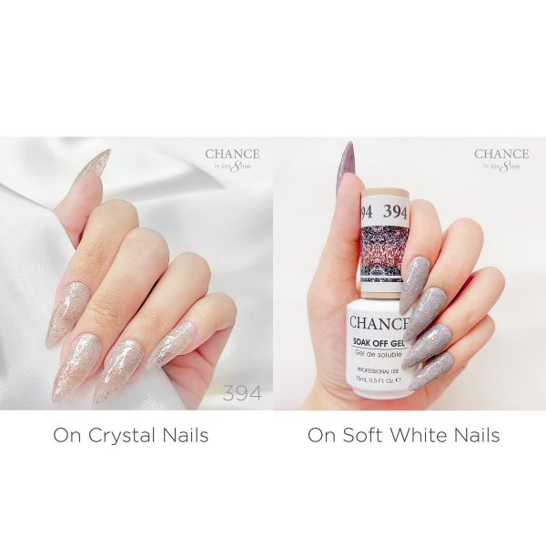 Chance Soak Off Gel 0.5oz - Diamond Dust Collection 394 Sale - Image 2