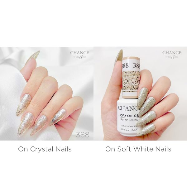 Chance Soak Off Gel 0.5oz - Diamond Dust Collection 388 Discount - Image 2
