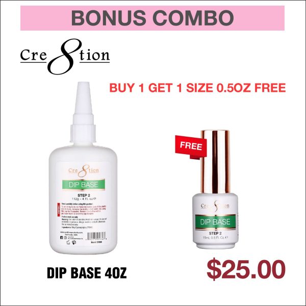 (Bonus Combo) Cre8tion Dip Essential 4oz - Buy 1 Get 1 size 0.5oz Free Online Hot Sale - Image 2