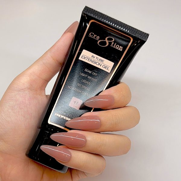 Cre8tion Poly Gel-Extension Gel In Tube 2oz - 17 For Discount - Image 3