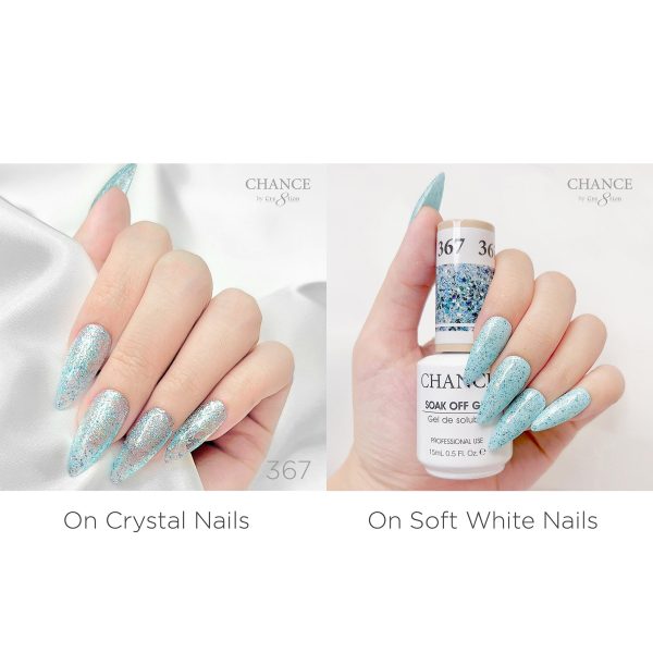Chance Soak Off Gel 0.5oz - Diamond Dust Collection 367 Discount - Image 2