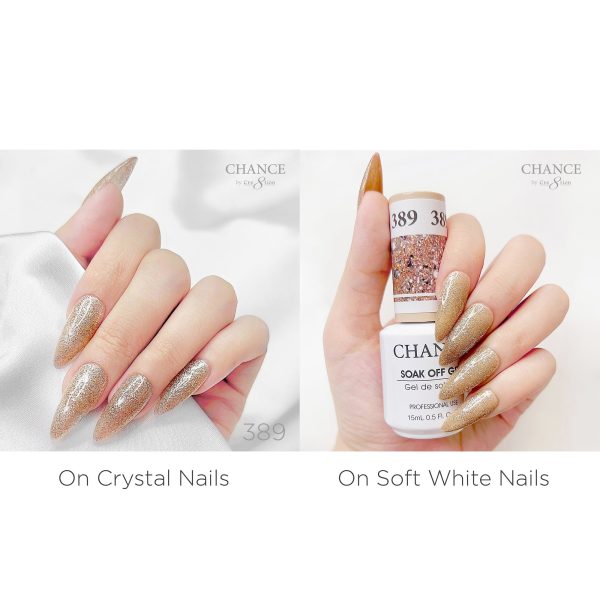 Chance Soak Off Gel 0.5oz - Diamond Dust Collection 389 For Cheap - Image 2
