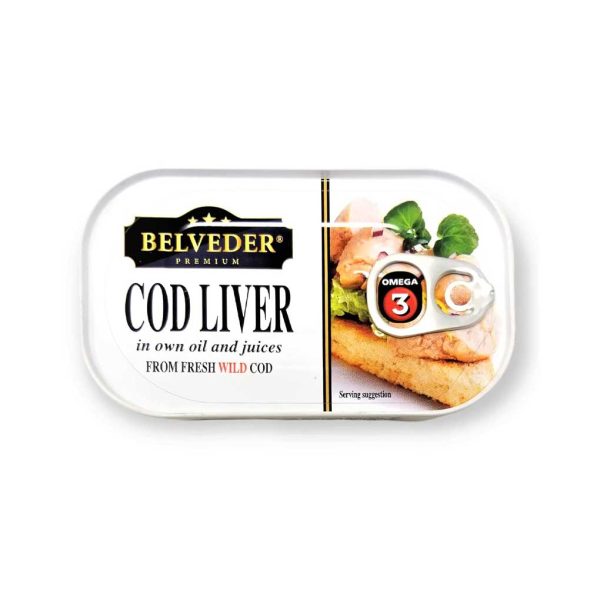 Belveder Wild Cod Liver, 4.2 oz (120 g) Online now