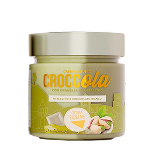 Pistachio and White Chocolate  Bigusto  Cream by Terra Siciliae, 6.7 oz (190 g) on Sale