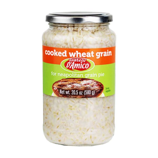 Cooked Wheat Grain for Neapolitan Grain Pie by Fratelli D Amico, 20.5 oz (580 g) Online Hot Sale