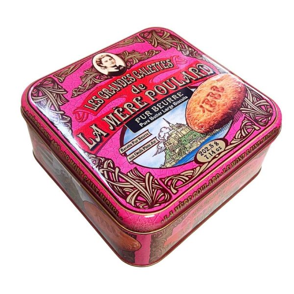 La Mere Poulard Large Galettes French Butter Cookies, 7.1 oz (203 g) Sale