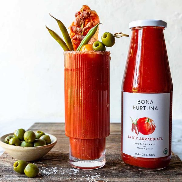 Organic Spicy Arrabbiata Marinara Pasta Sauce by Bona Furtuna, 1.5 lb (680 g) on Sale - Image 3