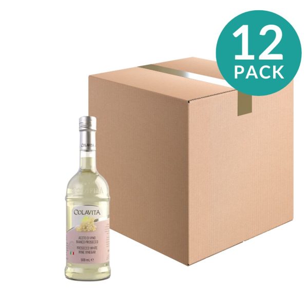 12-Pack Colavita Prosecco Single-Grape White Wine Vinegar, 17 fl oz (500 ml) Hot on Sale