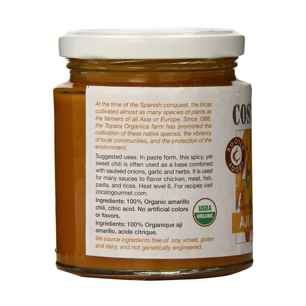 Zocalo Aji Amarillo Organic Chili Paste, 8 oz (225 g) on Sale - Image 2