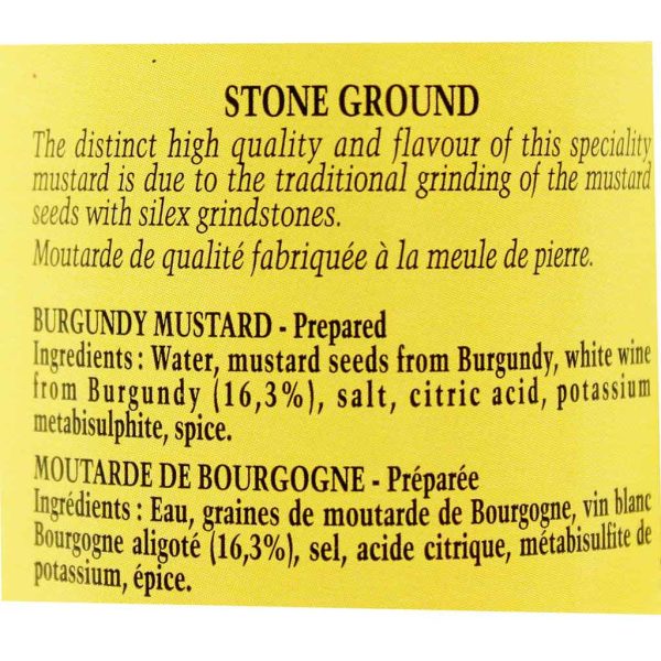 Edmond Fallot Burgundy Mustard, 7.4 oz. (210 g) Discount - Image 2