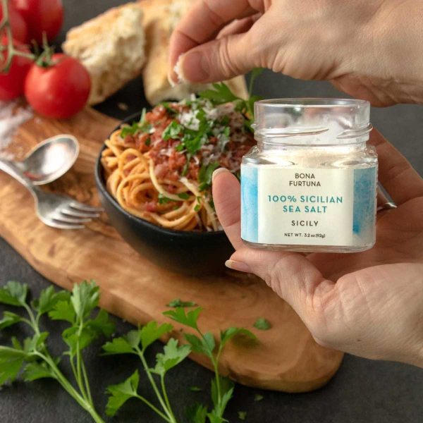 100% Sicilian Sea Salt by Bona Furtuna, 3.2 oz (92 g) Online Hot Sale - Image 3