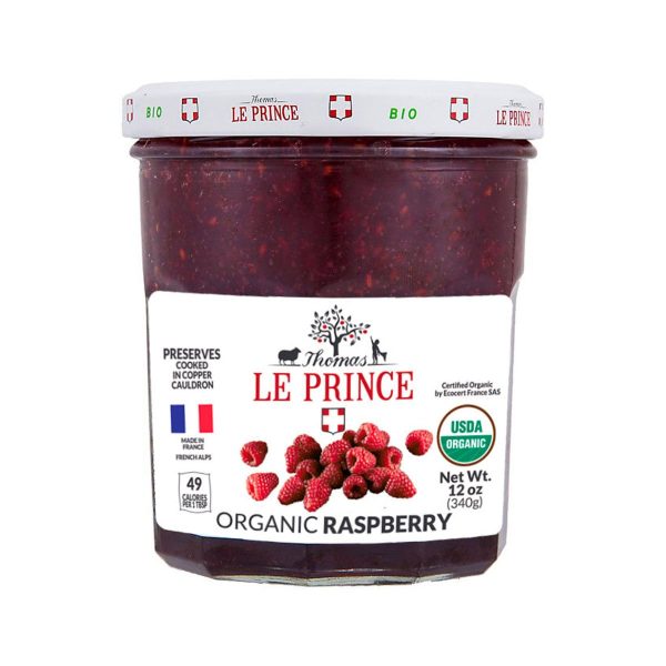 Thomas Le Prince Organic Raspberry Preserve, 12 oz (340 g) Cheap