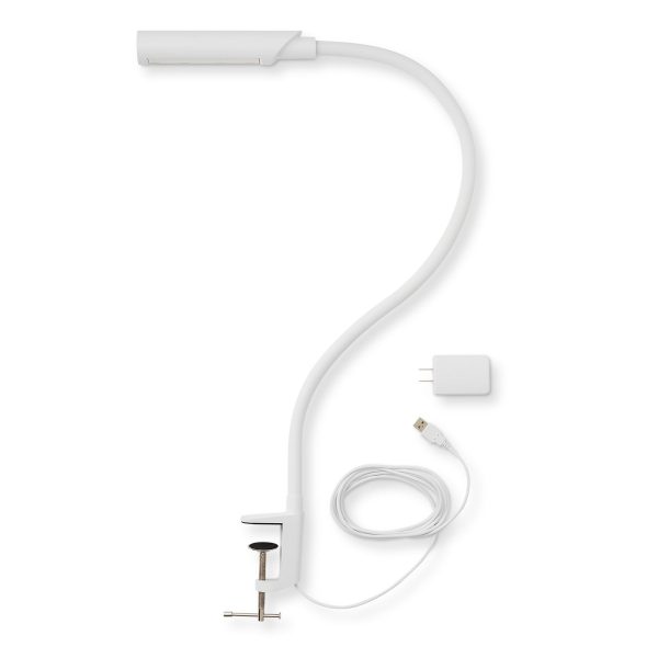 UberLight Flex Led Task Light, USB with Clamp, White Supply